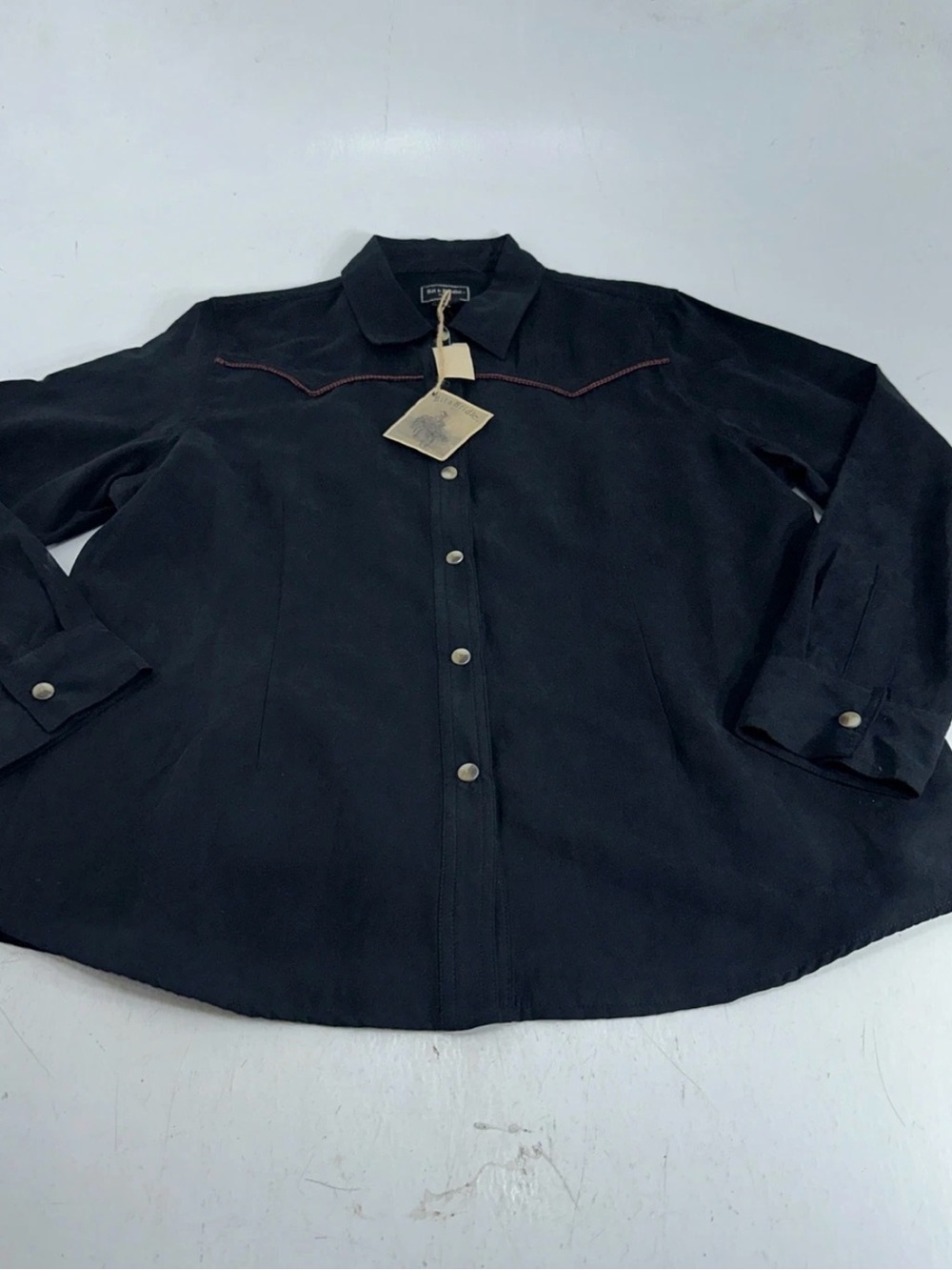 Bit & Bridle Women's Western Shirt Snap Front Size M